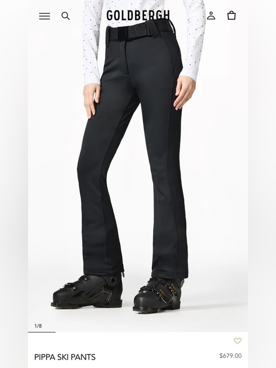 Goldbergh Pants - Goldbergh Pippa Black Boot-Cut Ski Pants NWT Size Small US 8.